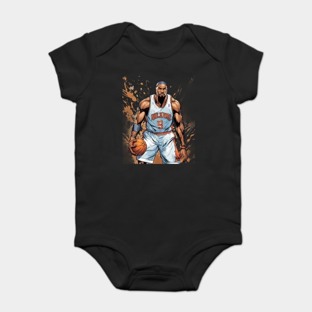 basketball ring Baby Bodysuit by animegirlnft